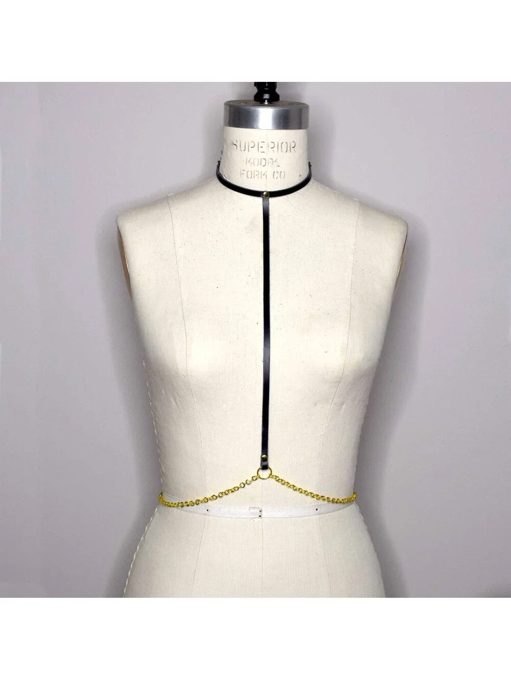 Leather and Chain Harness